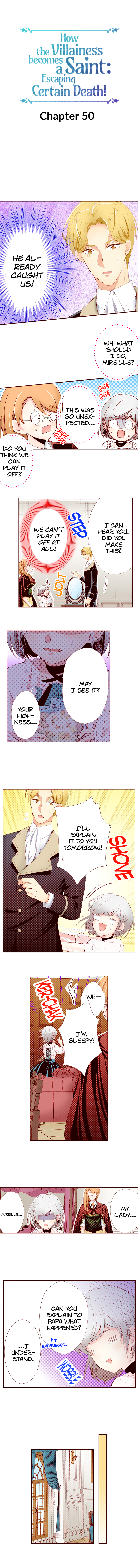 How the Villainess becomes  a Saint : Escaping certain death! Chapter 50 page 2 - 