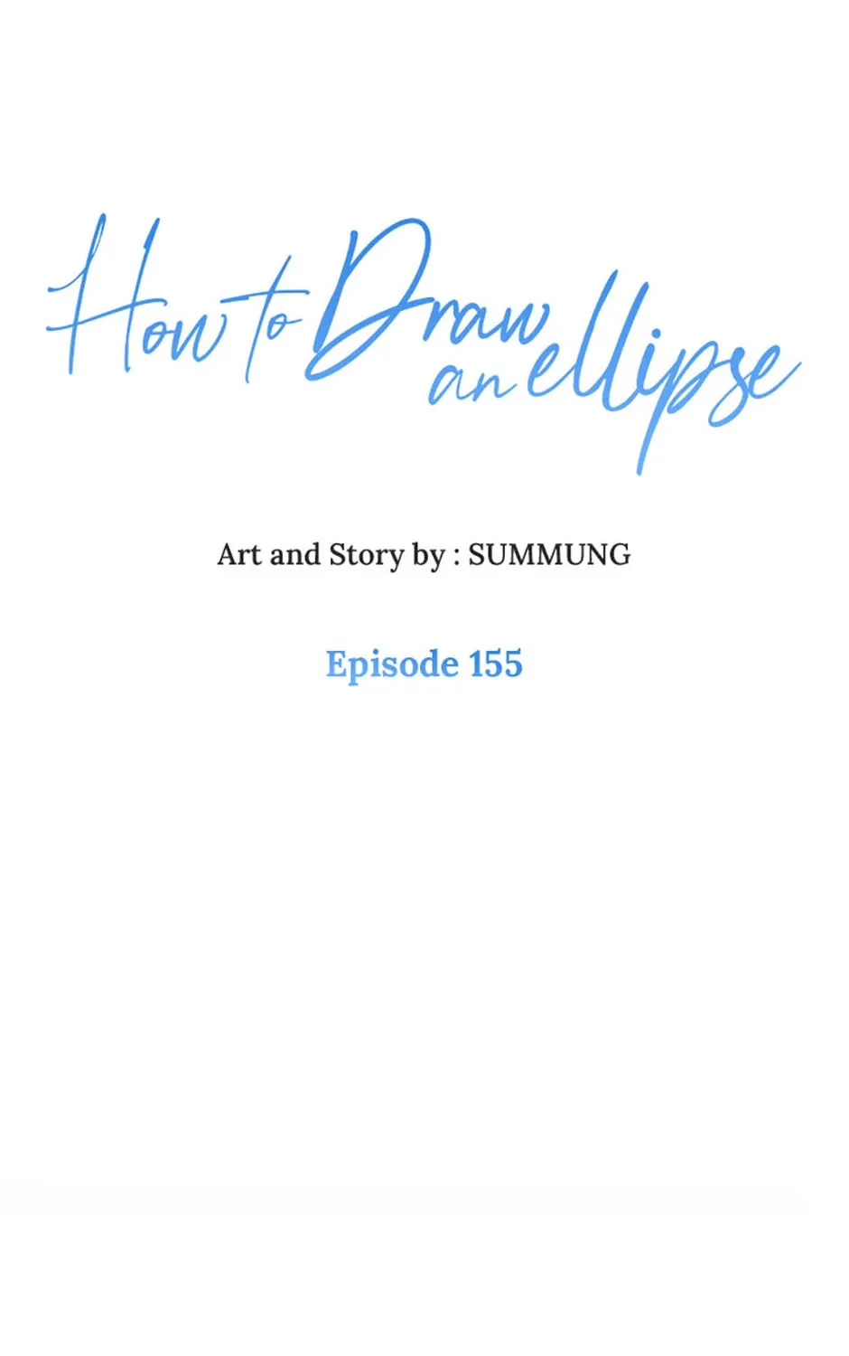 How to Draw an Ellipse Chapter 155 page 1 - 