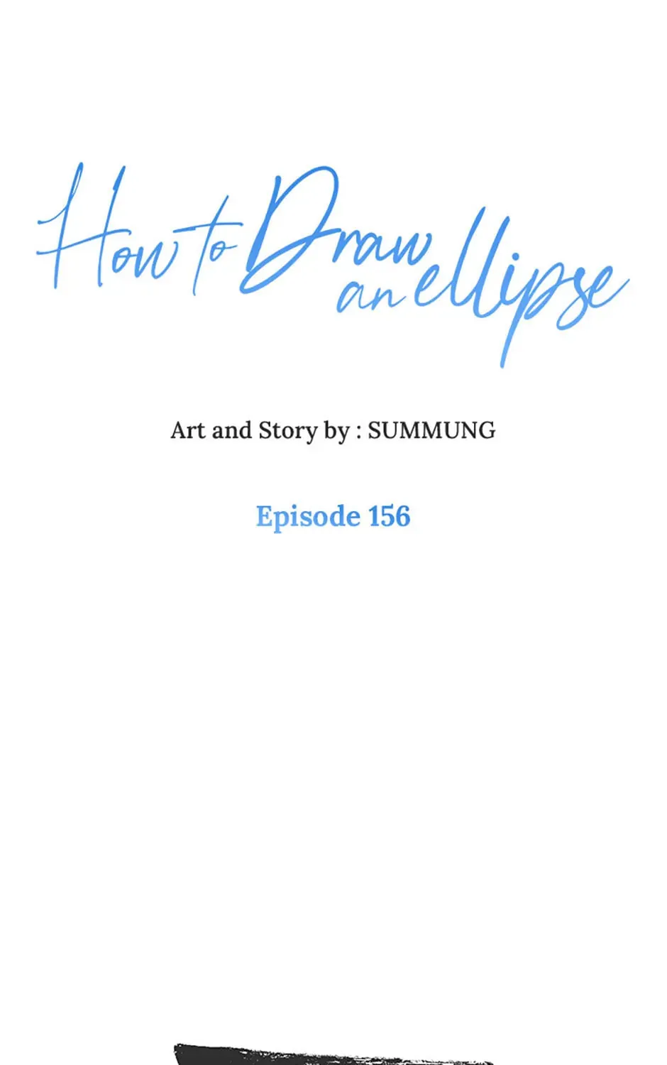 How to Draw an Ellipse Chapter 156 page 1 - 