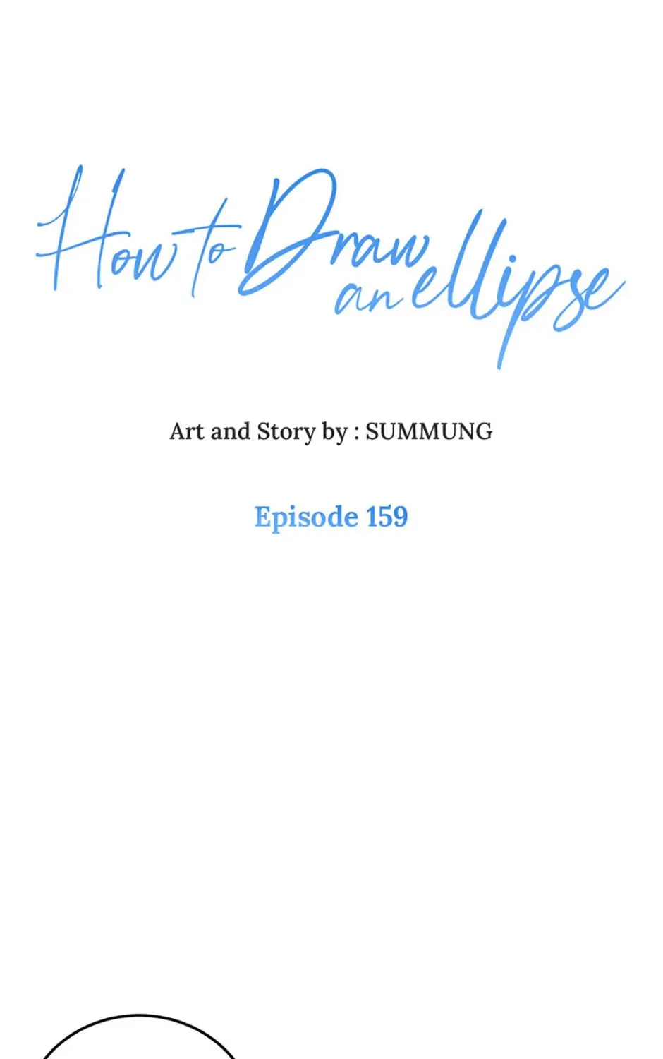 How to Draw an Ellipse Chapter 159 page 1 - 