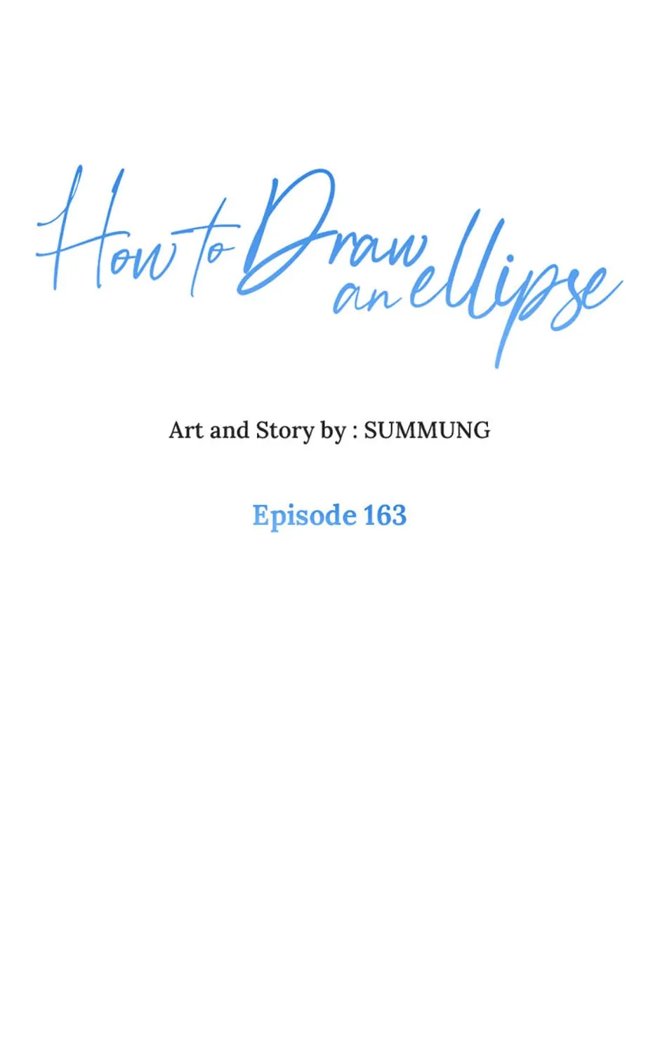 How to Draw an Ellipse Chapter 163 page 1 - 