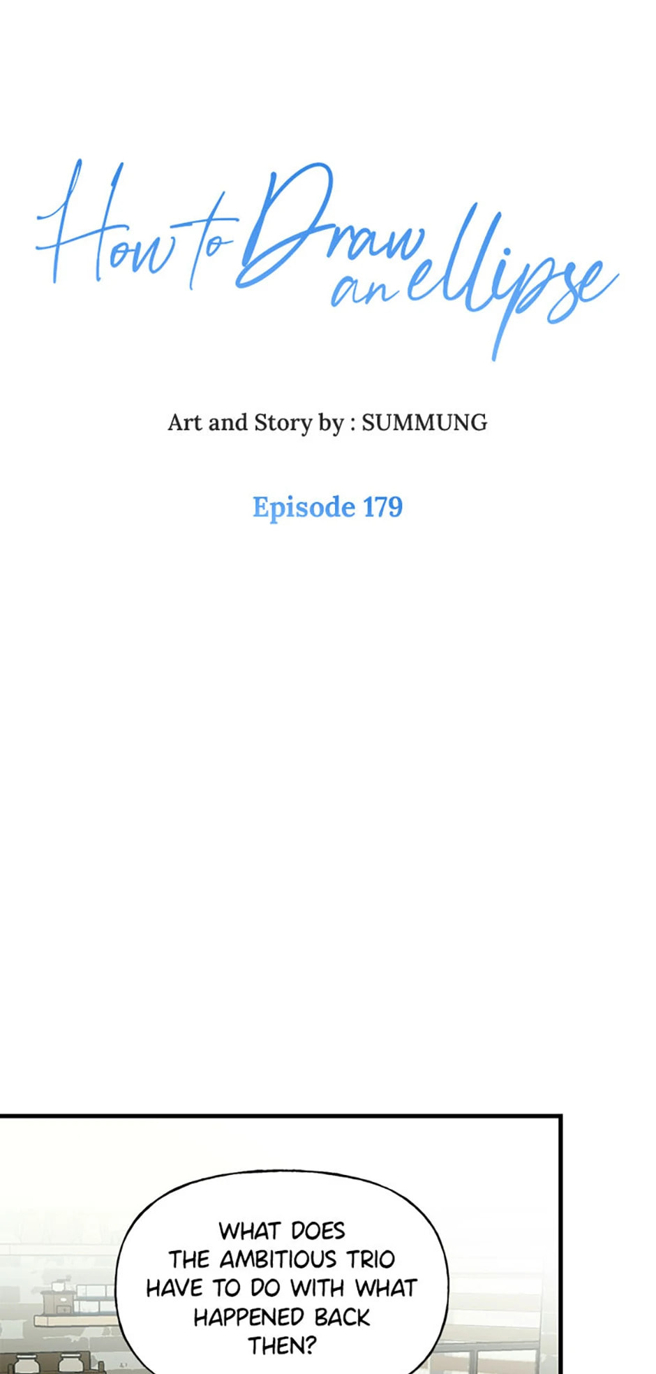 How to Draw an Ellipse Chapter 179 page 1 - 