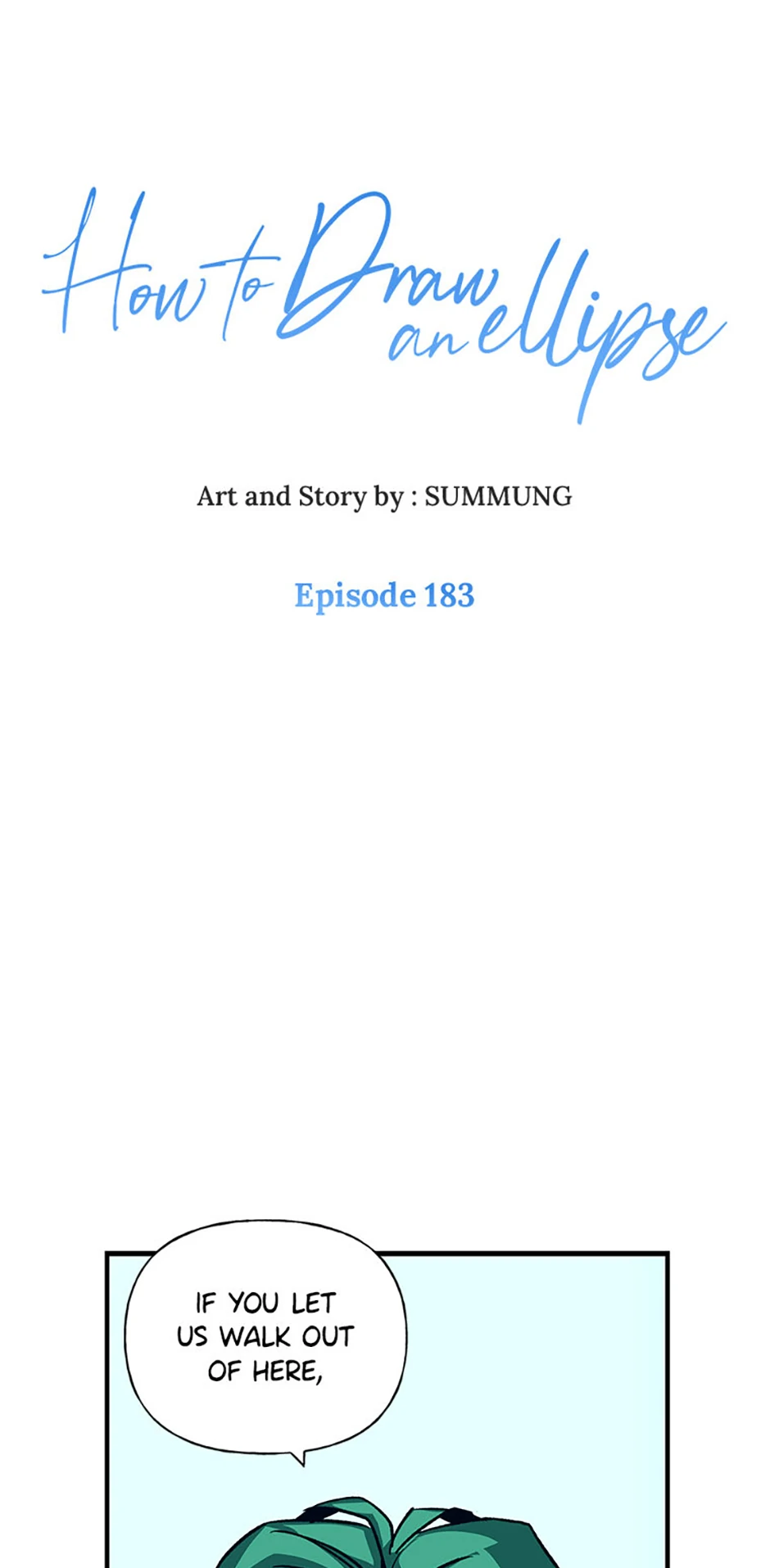How to Draw an Ellipse Chapter 183 page 1 - 