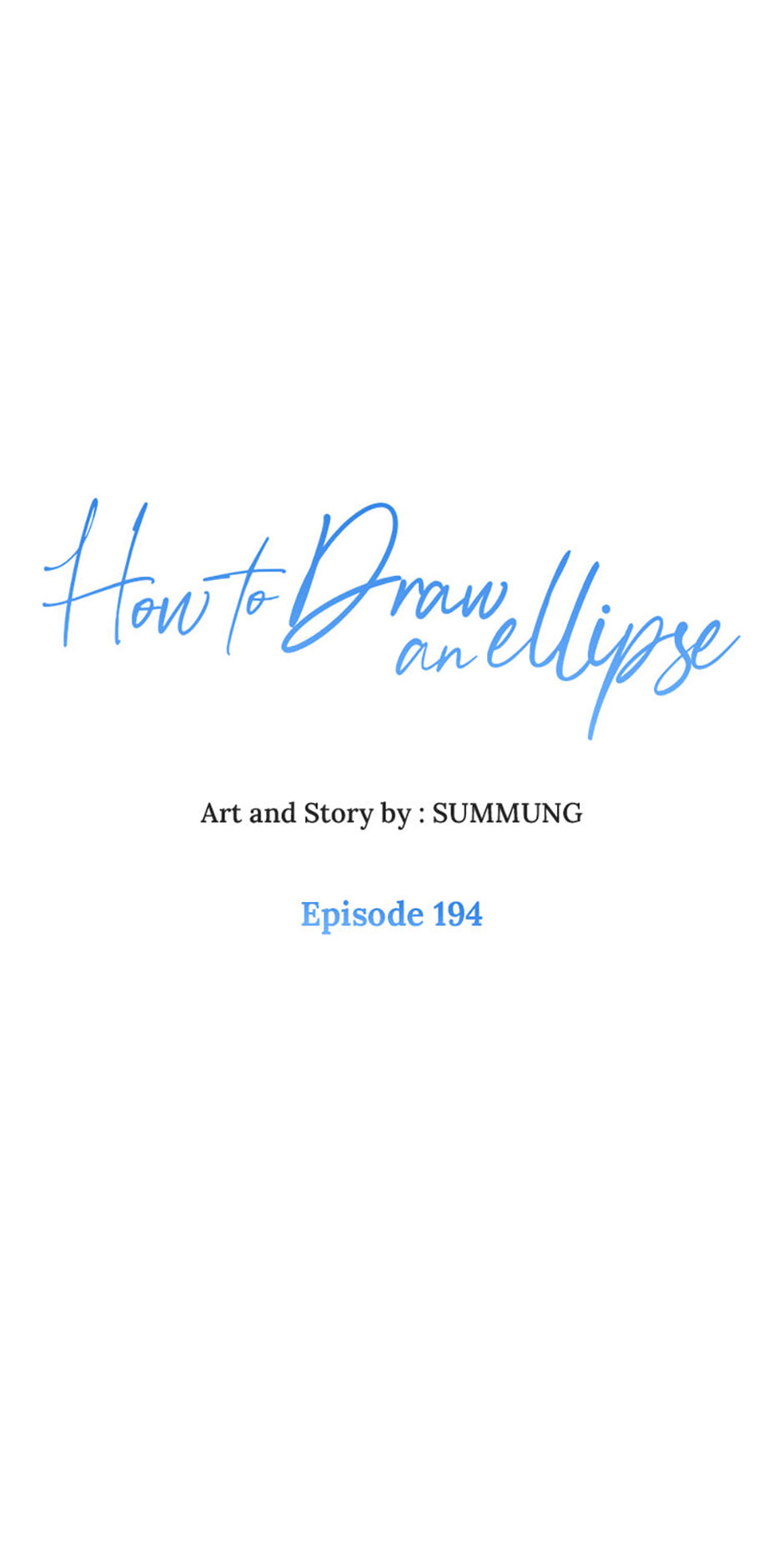 How to Draw an Ellipse Chapter 194 page 7 - 