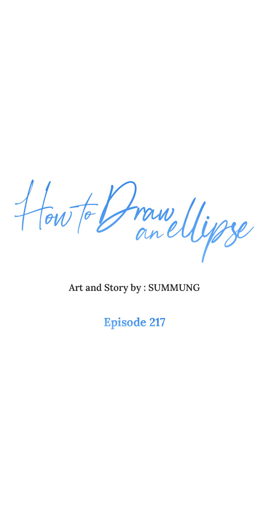 How to Draw an Ellipse Chapter 217 page 43 - 