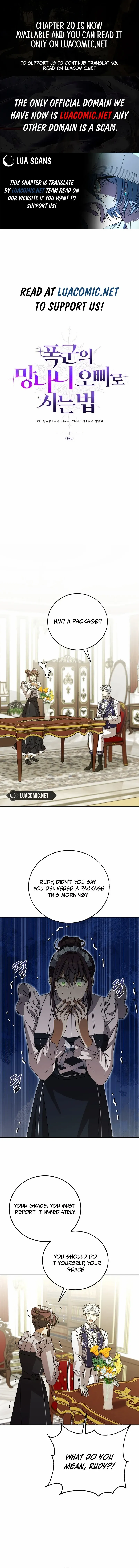 How to Live as a Tyrant’s Spoiled Brat Chapter 8 page 1 - 