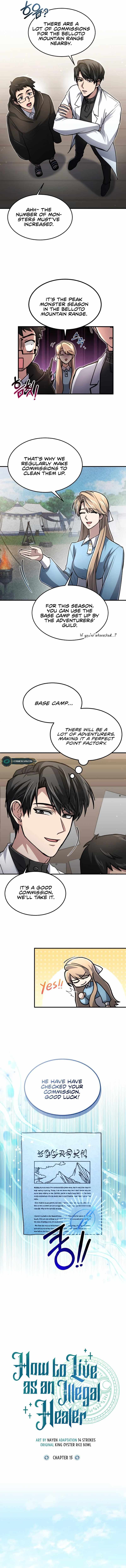 How To Live As An Unlicensed Healer Chapter 15 page 6 - 