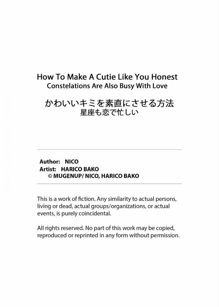 How to make a Cutie like You-Constellation are also Busy with Love- Chapter 2 page 34 - 