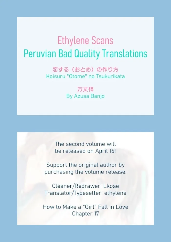 How To Make A "girl" Fall In Love Chapter 17 page 14 - 