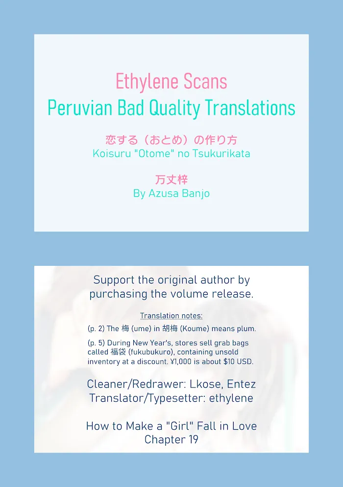 How To Make A "girl" Fall In Love Chapter 19 page 15 - 