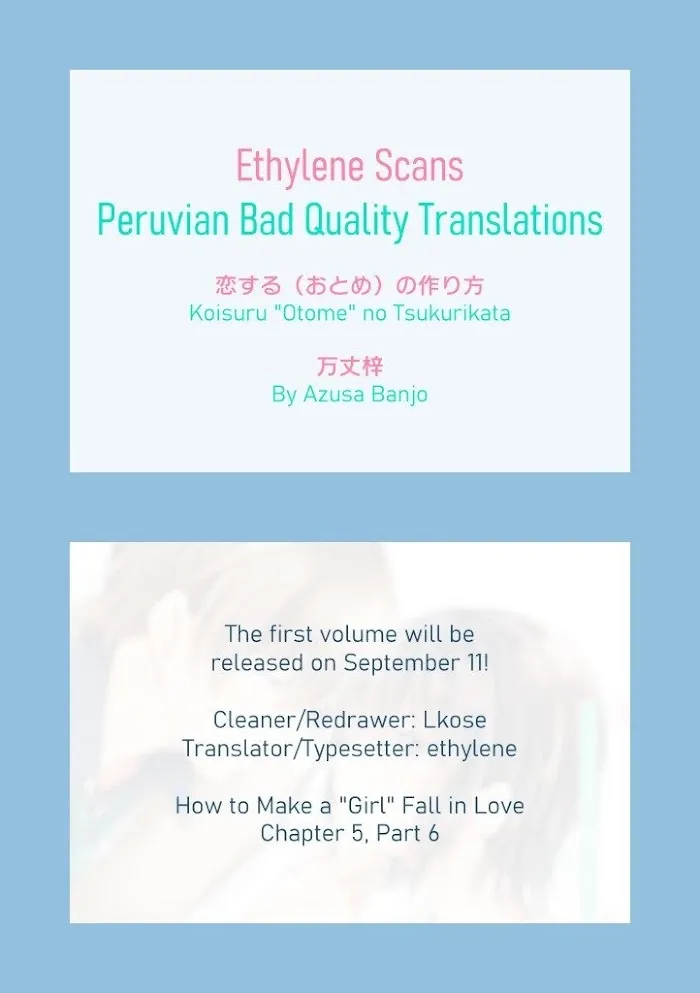 How To Make A "girl" Fall In Love Chapter 5.6 page 6 - 
