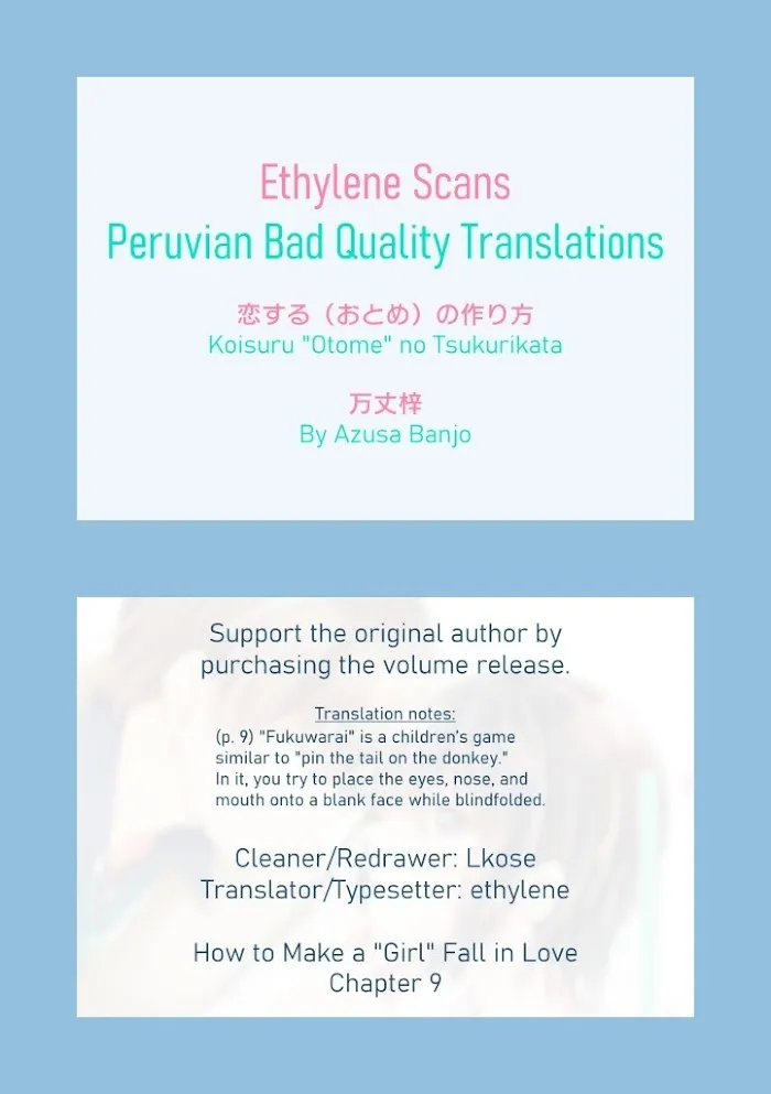 How To Make A "girl" Fall In Love Chapter 9 page 15 - 