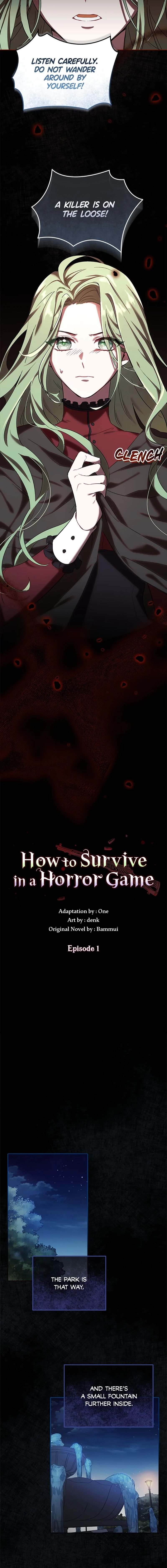 How to Survive in a Horror Game Chapter 1 page 2 - 