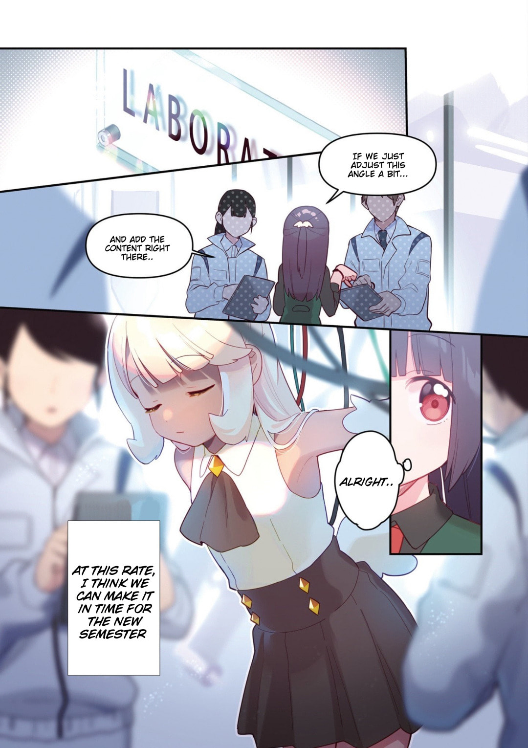 Humanoid 7D-0 and Her Friends Chapter 1 page 3 - 