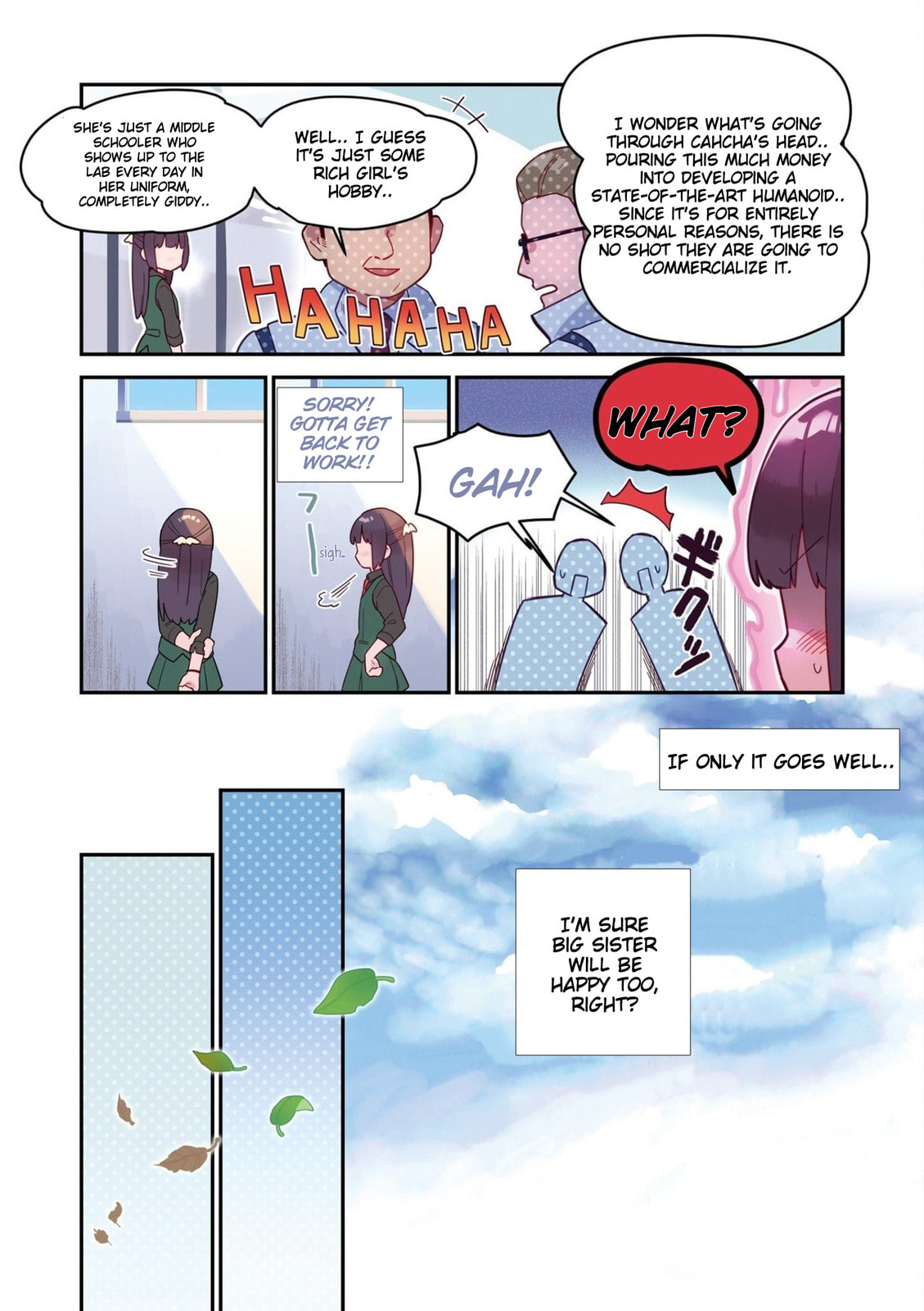 Humanoid 7D-0 and Her Friends Chapter 1 page 4 - 