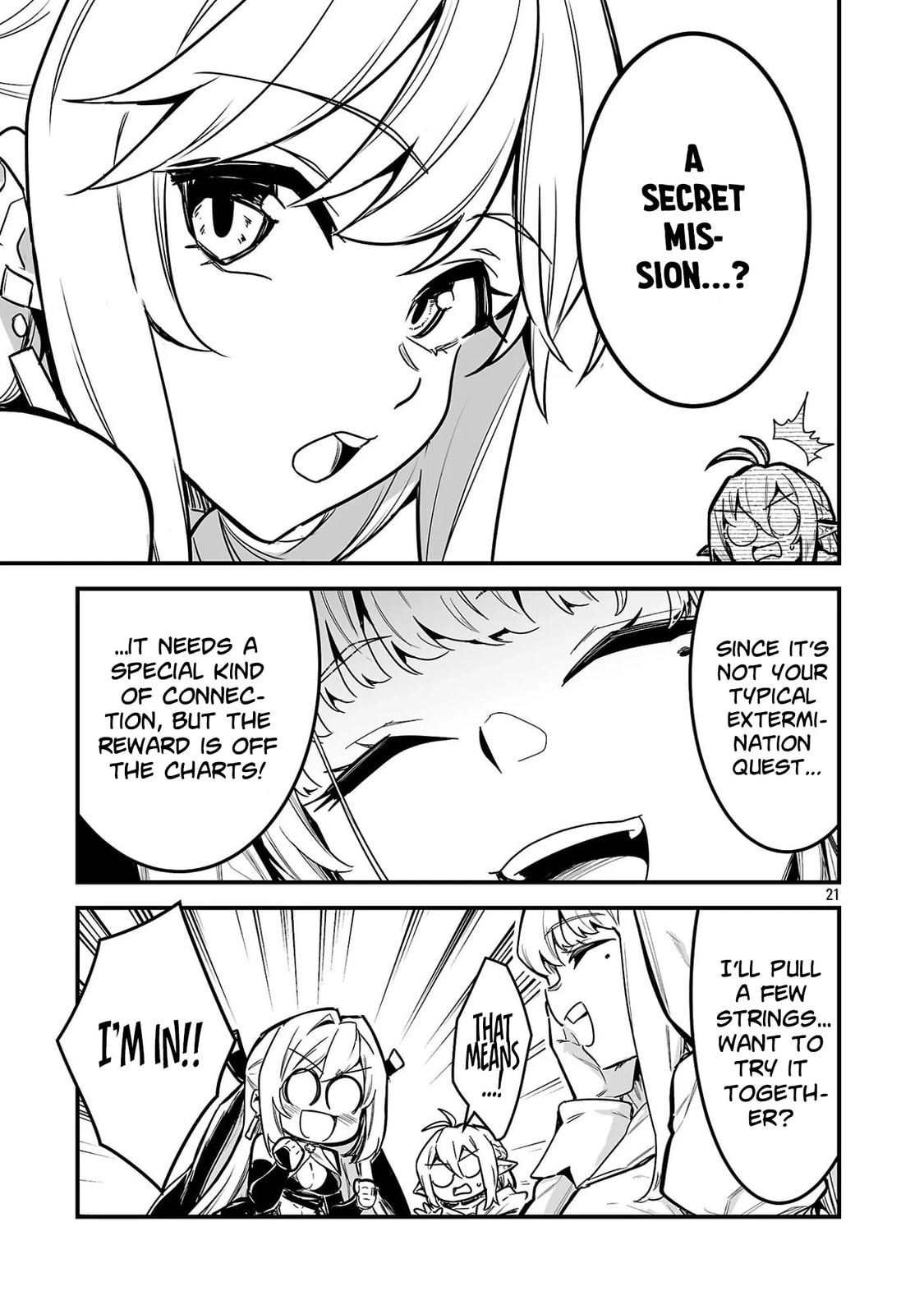 Hunter Guild no ura Quest ~SSS Rank no watashi nara Ecchi na Quest mo yoyuu (?) desu~ Chapter 1 page 26 - 