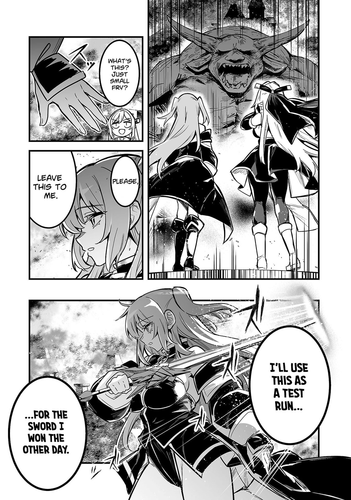 Hunter Guild no ura Quest ~SSS Rank no watashi nara Ecchi na Quest mo yoyuu (?) desu~ Chapter 2.1 page 10 - 