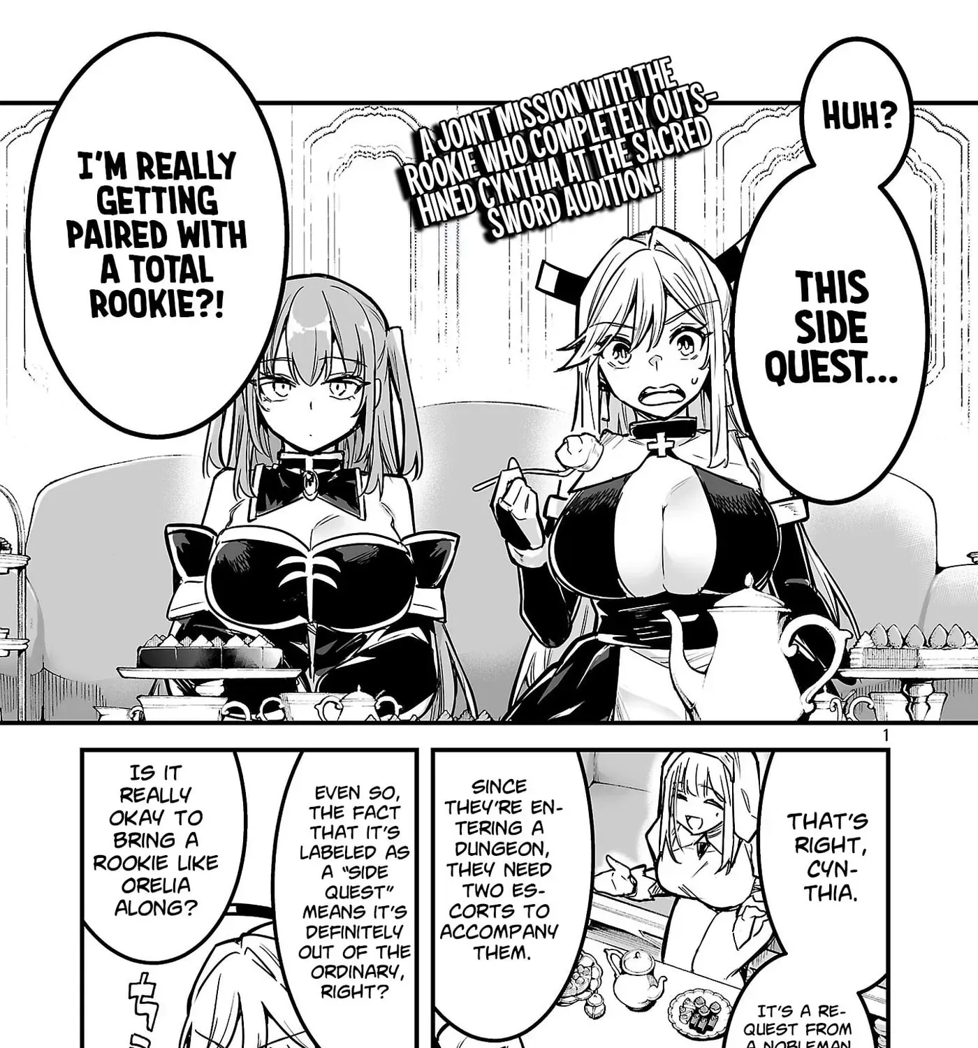 Hunter Guild no ura Quest ~SSS Rank no watashi nara Ecchi na Quest mo yoyuu (?) desu~ Chapter 4.1 page 4 - 