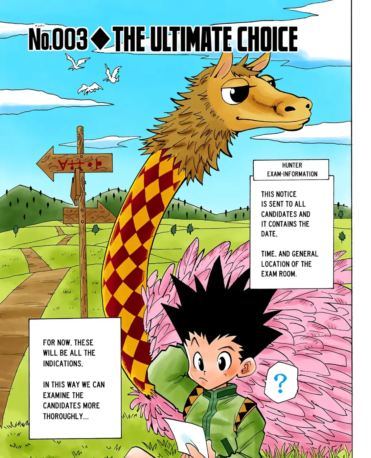 HUNTER x HUNTER (Official Colored) Chapter 3 page 1 - 
