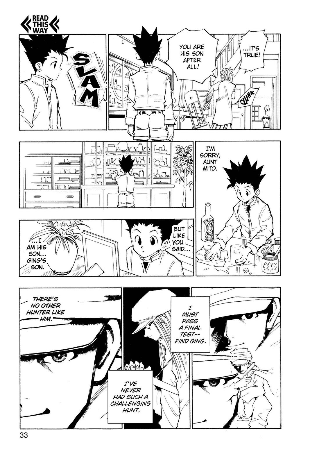 Hunter x Hunter Chapter 1 page 33 - 