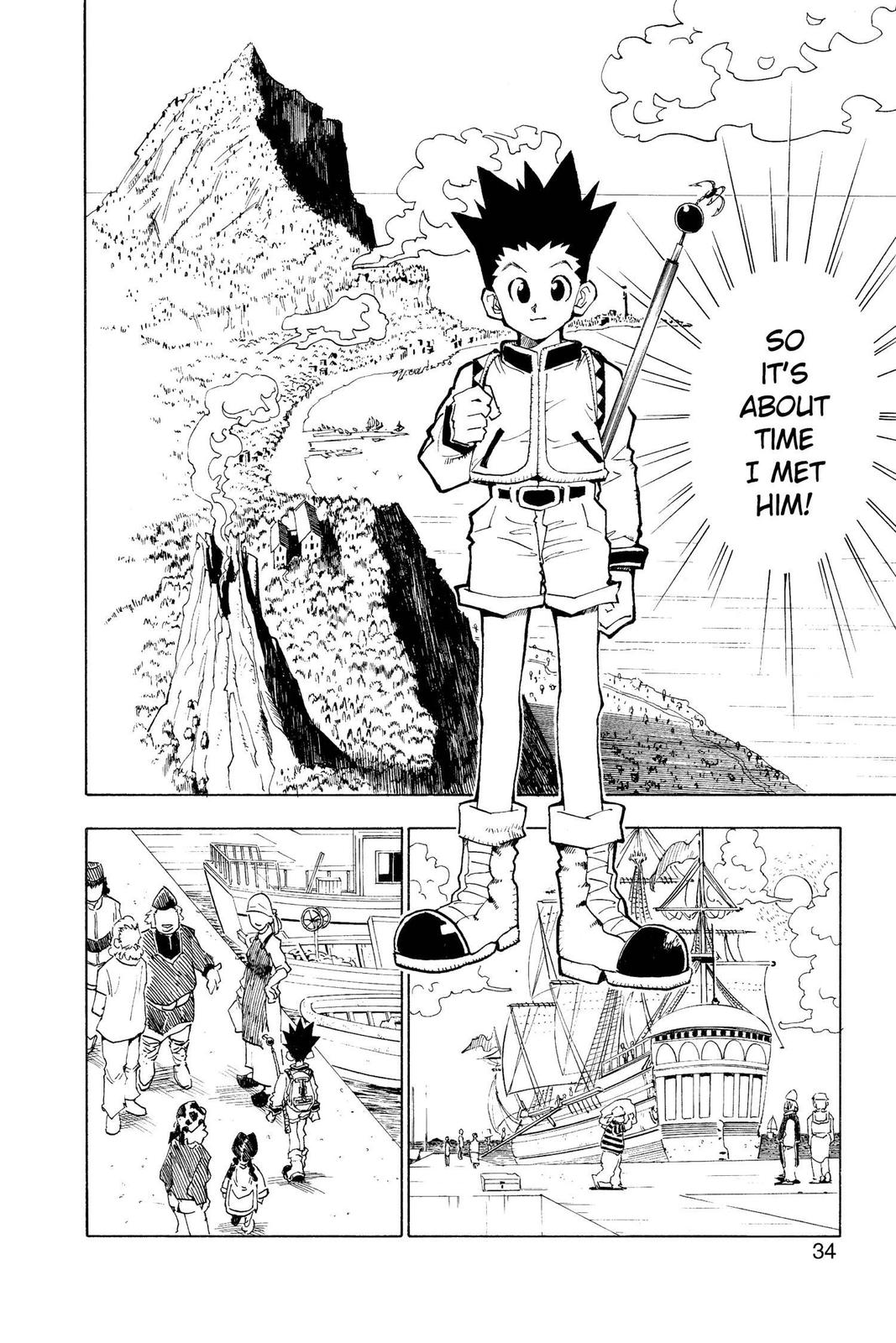 Hunter x Hunter Chapter 1 page 34 - 