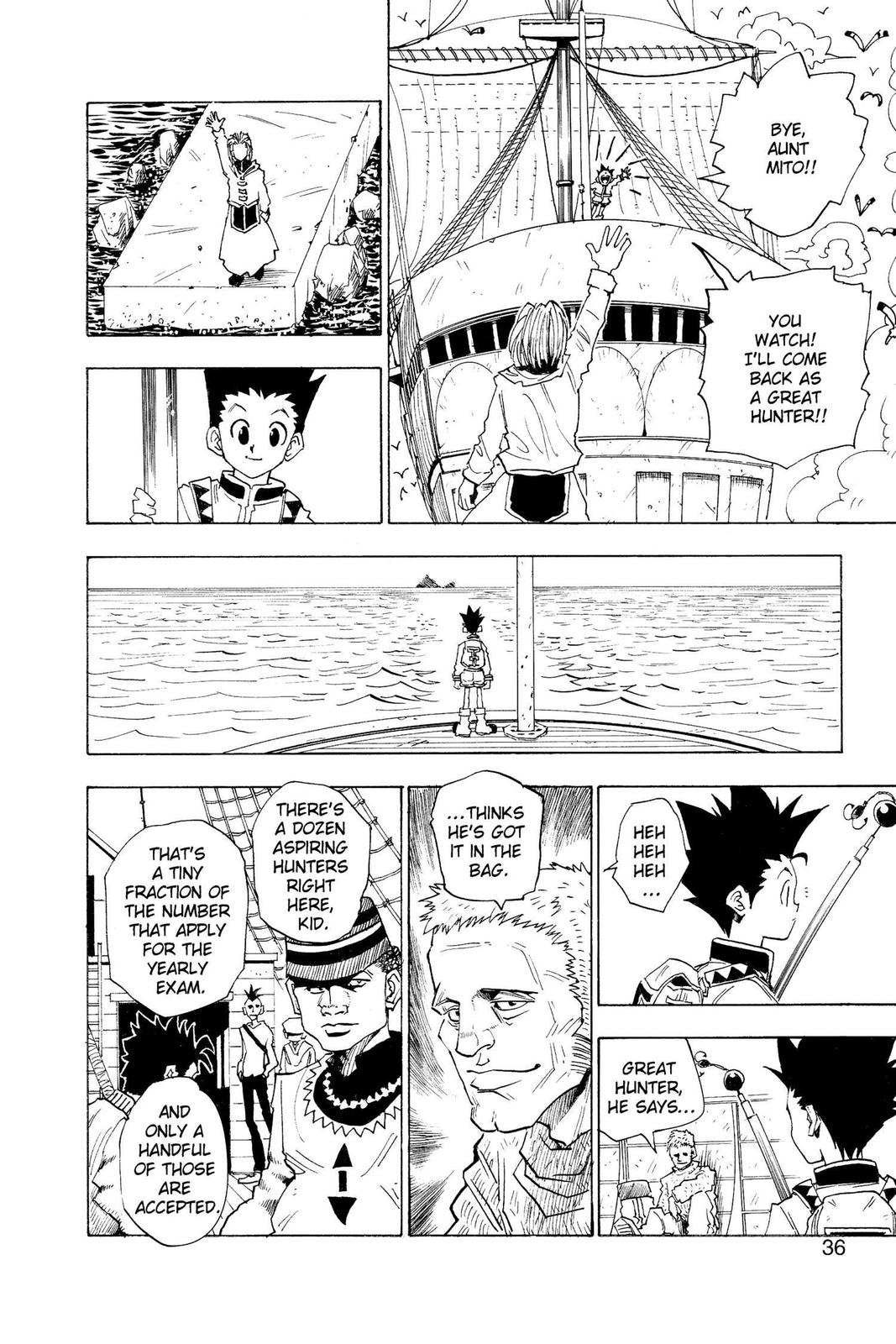 Hunter x Hunter Chapter 1 page 36 - 
