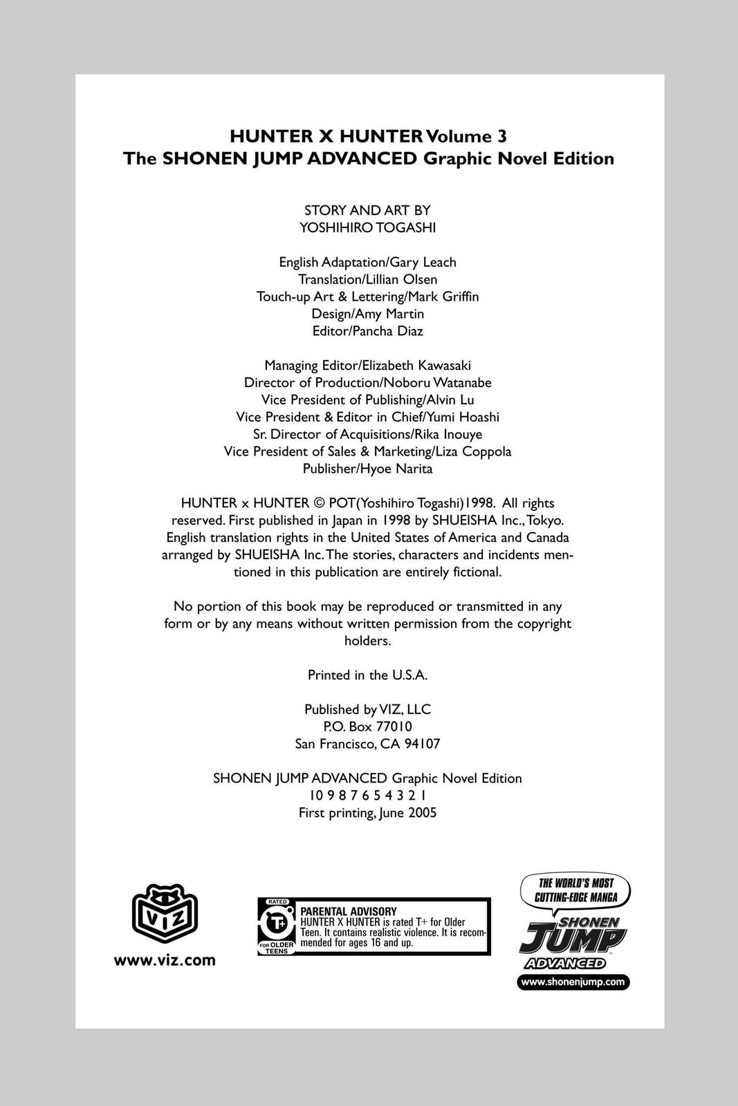 Hunter x Hunter Chapter 18 page 3 - 