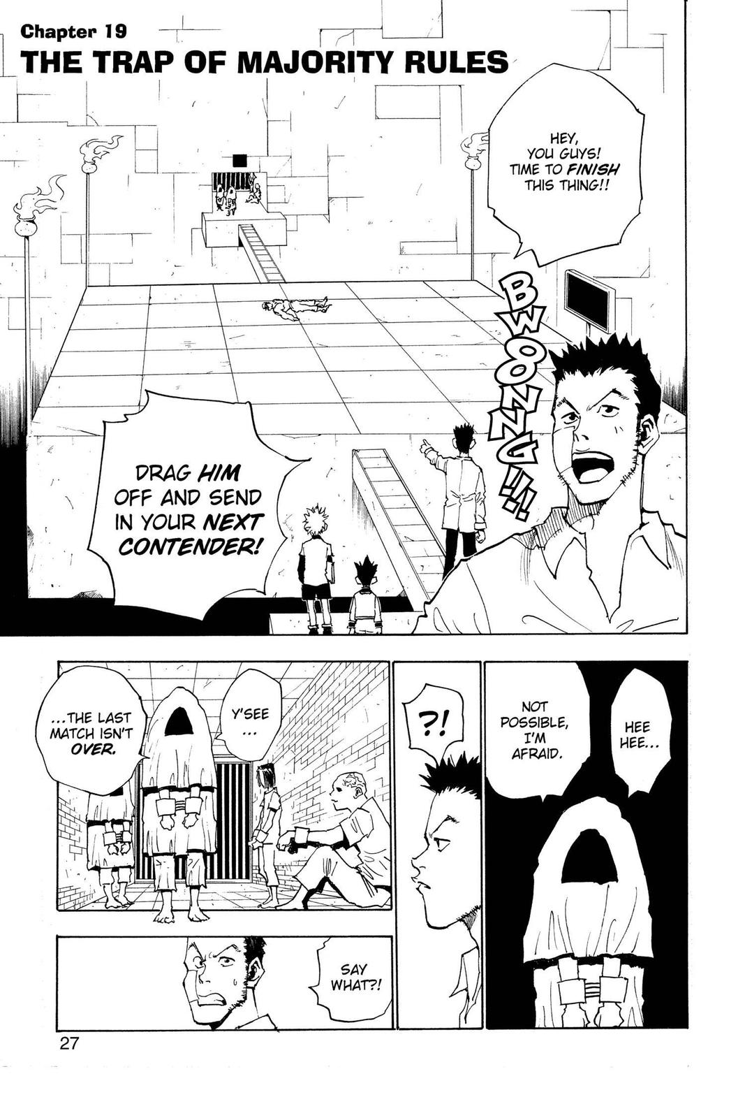 Hunter x Hunter Chapter 19 page 1 - 