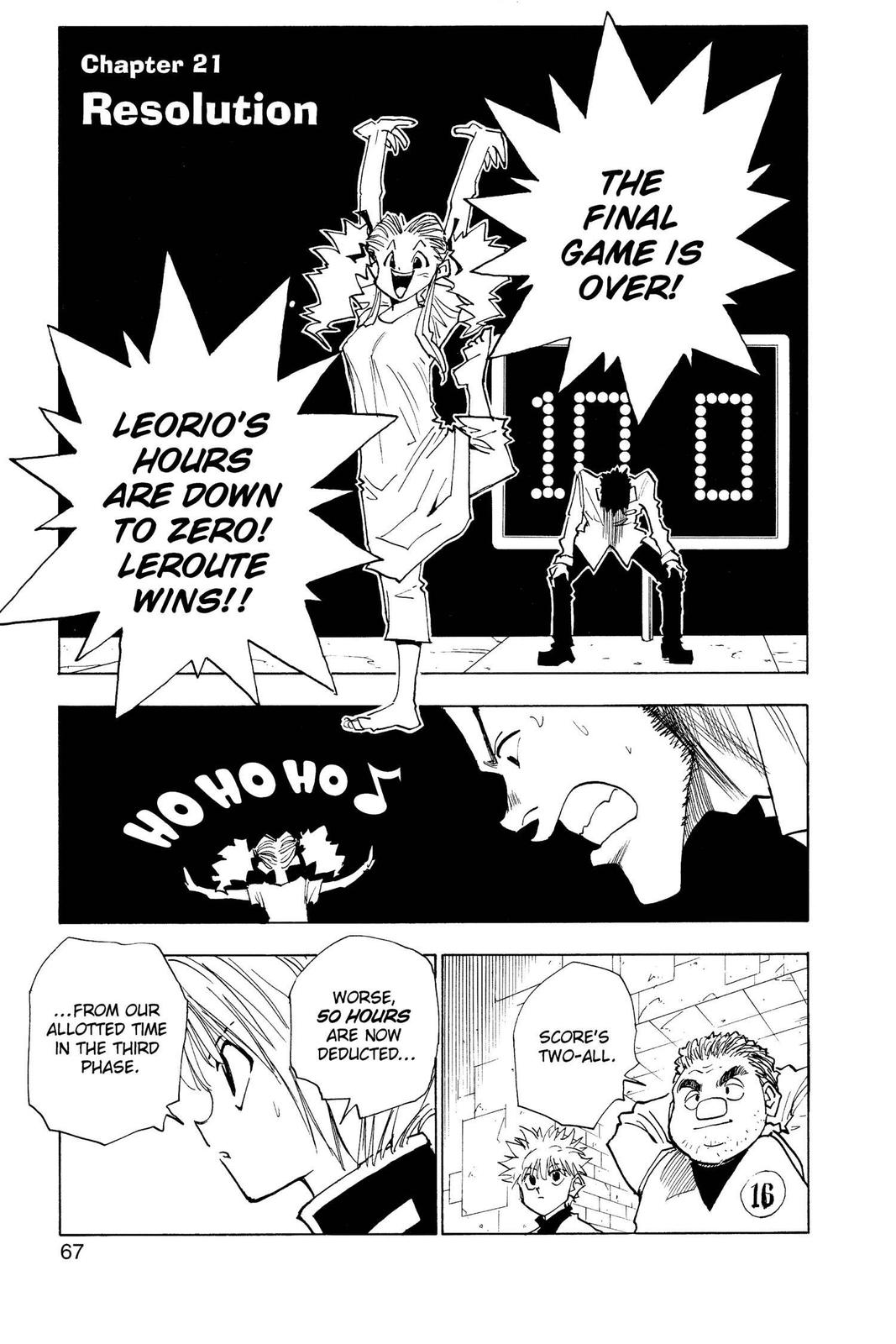 Hunter x Hunter Chapter 21 page 1 - 