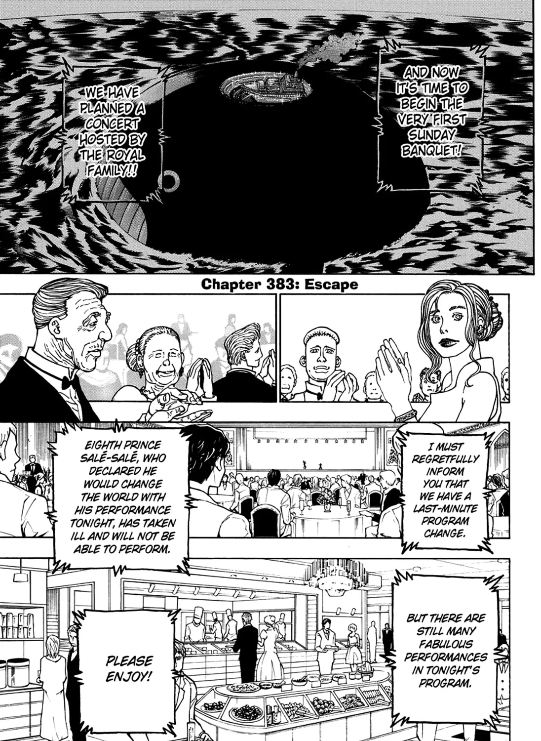 Hunter x Hunter Chapter 383 page 1 - 