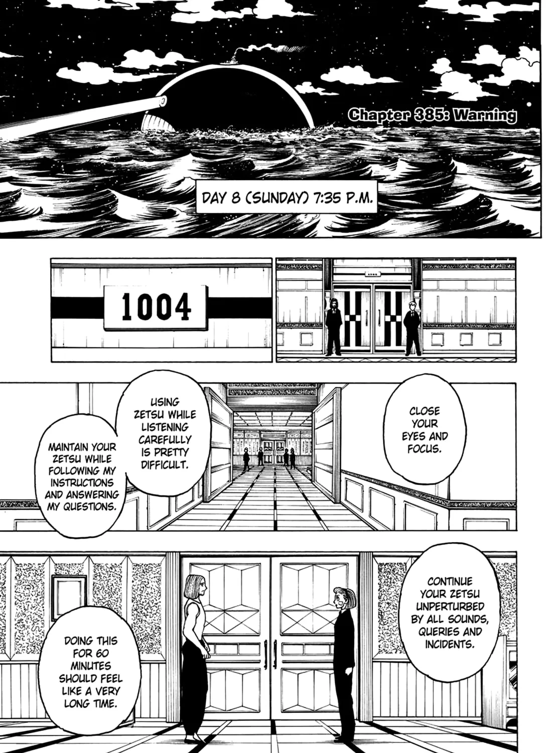 Hunter x Hunter Chapter 385 page 1 - 