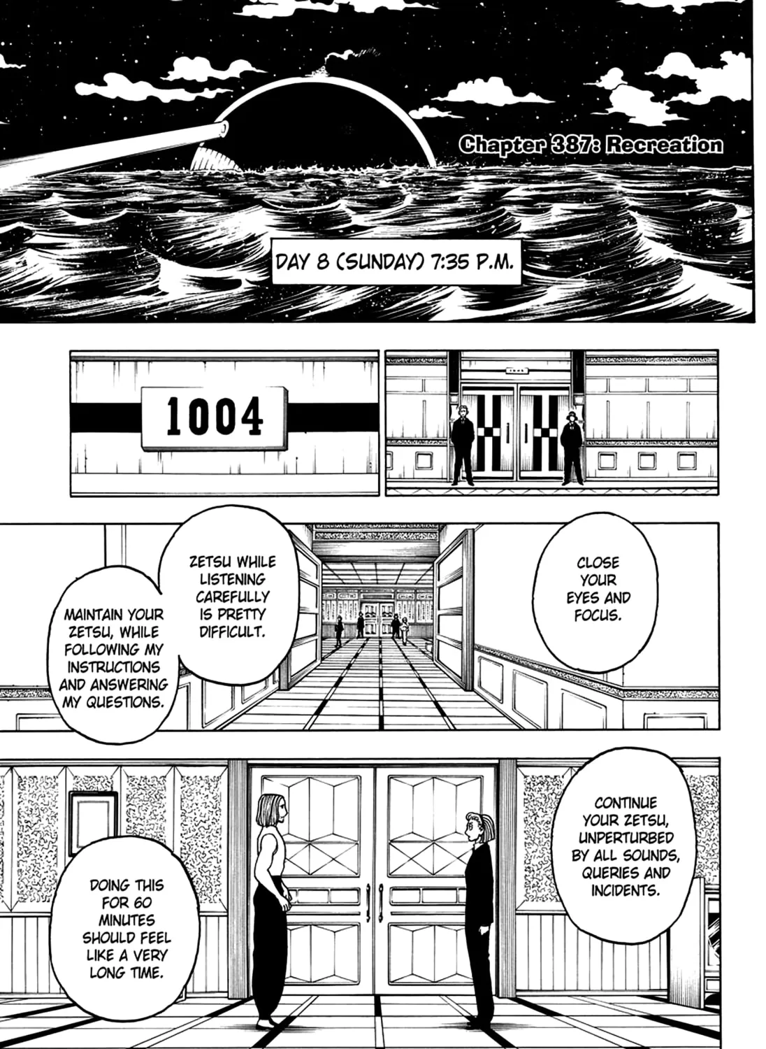 Hunter x Hunter Chapter 387 page 1 - 
