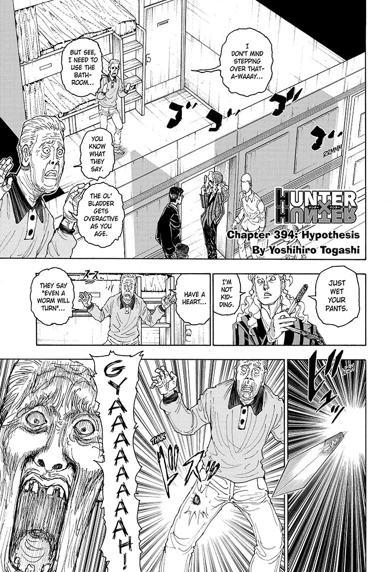 Hunter x Hunter Chapter 394 page 1 - 
