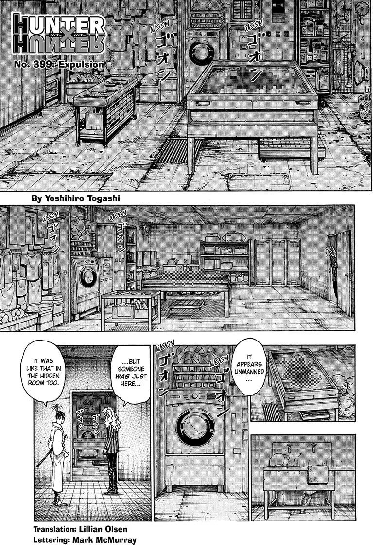 Hunter x Hunter Chapter 399 page 1 - 