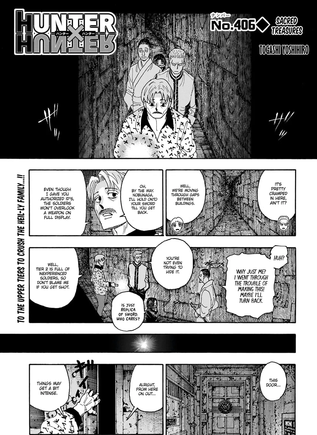 Hunter x Hunter Chapter 406 page 1 - 
