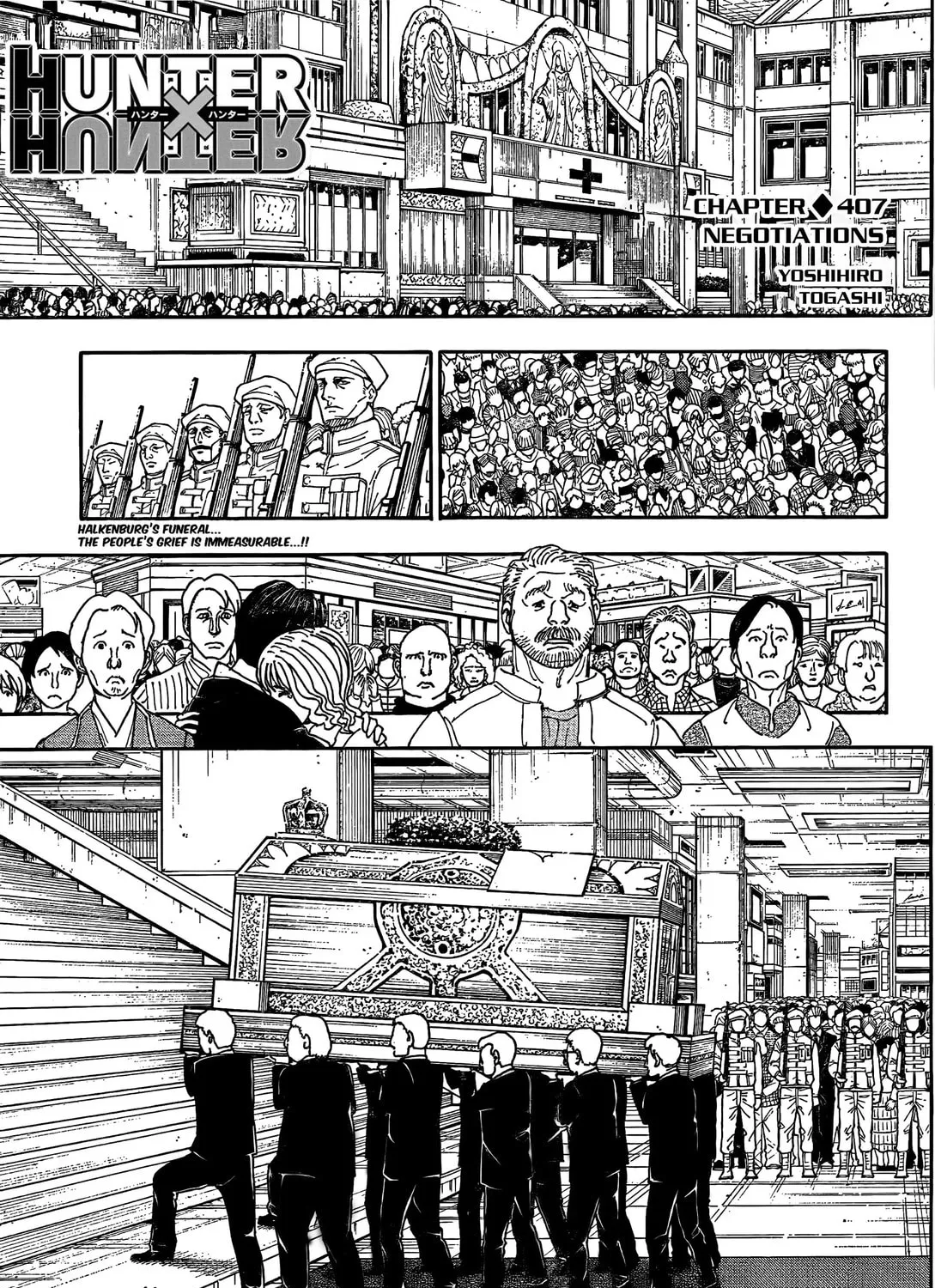 Hunter x Hunter Chapter 407 page 1 - 