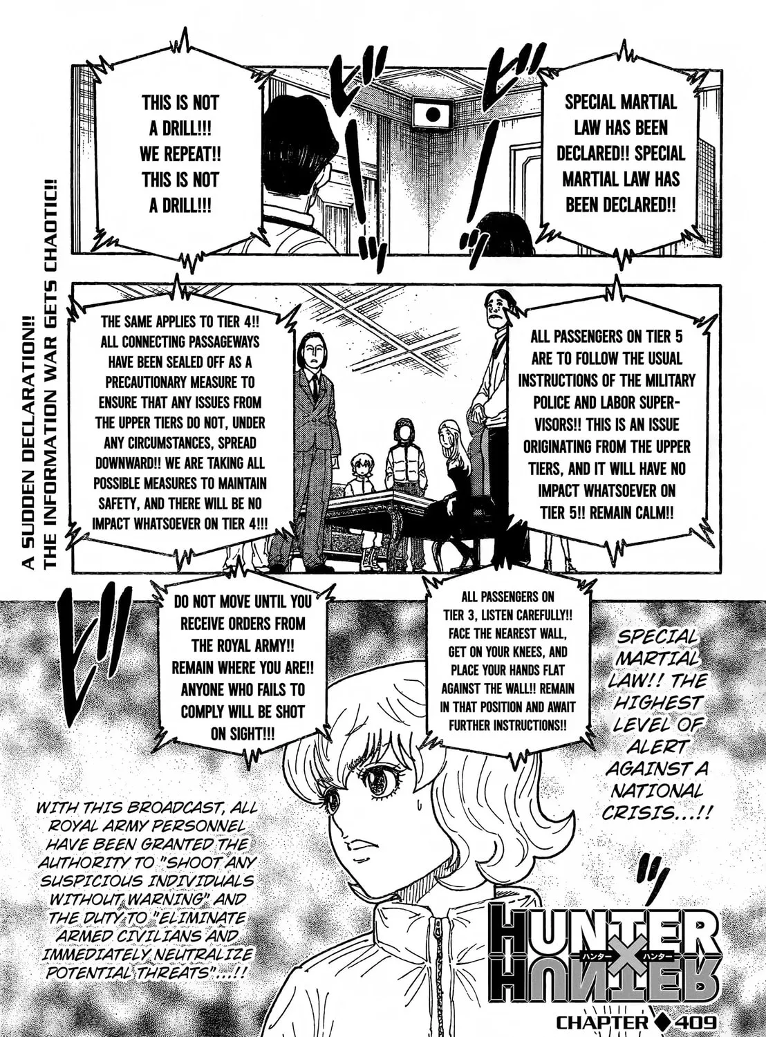Hunter x Hunter Chapter 409 page 1 - 