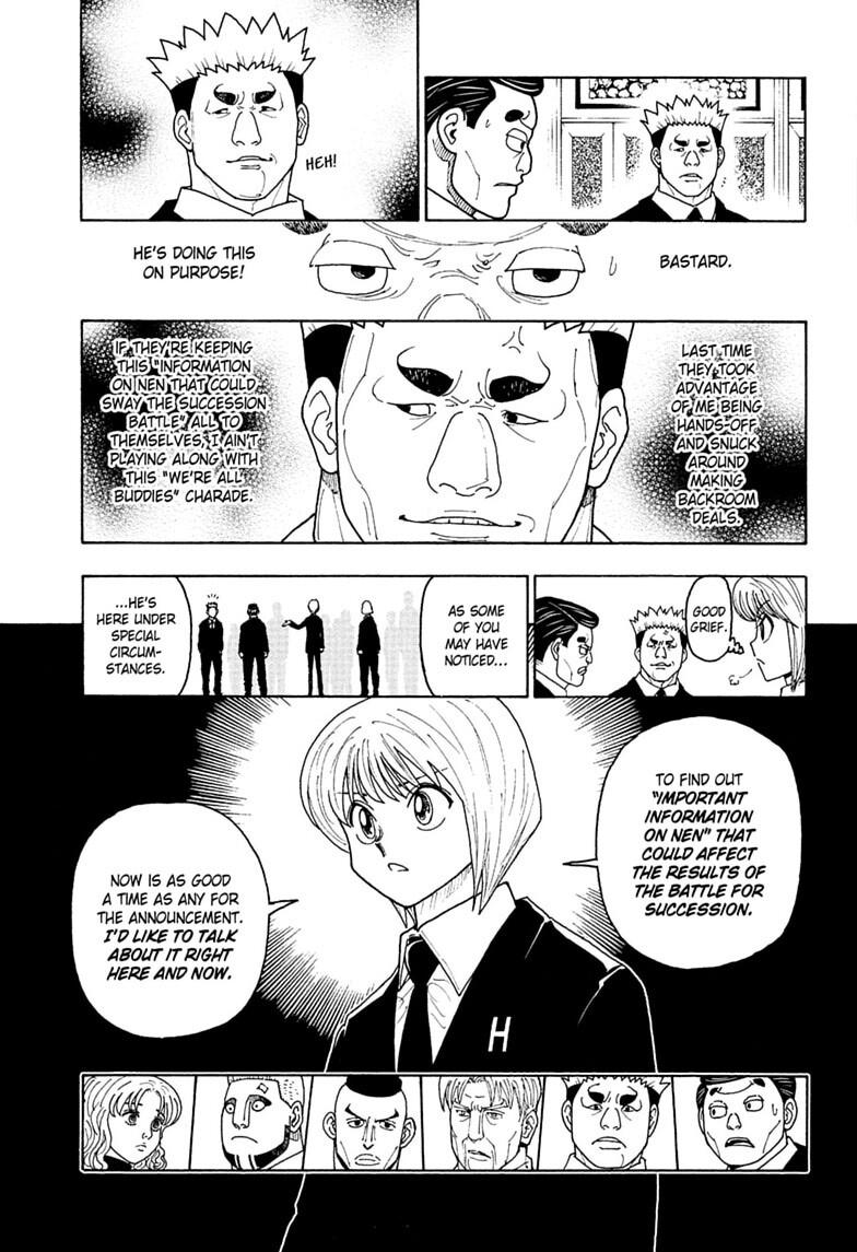 Hunter x Hunter Chapter 411 page 15 - 
