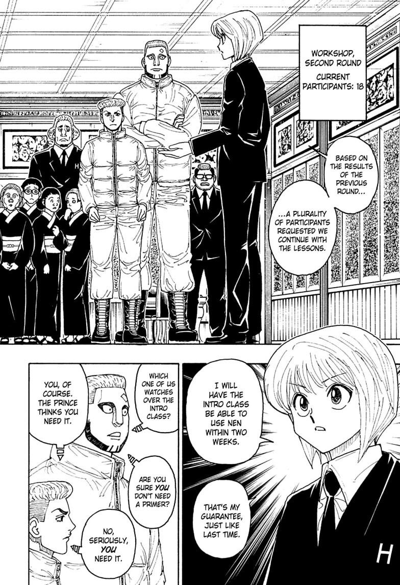 Hunter x Hunter Chapter 411 page 8 - 