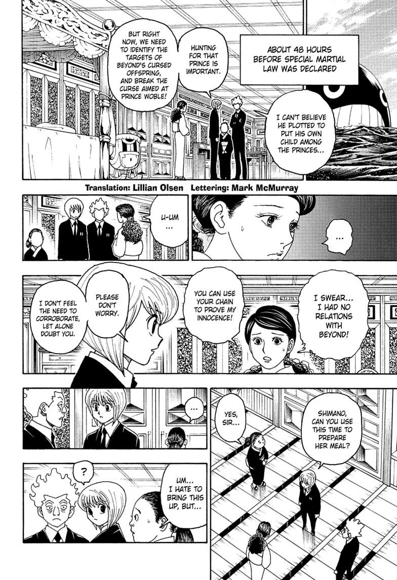 Hunter x Hunter Chapter 412 page 4 - 
