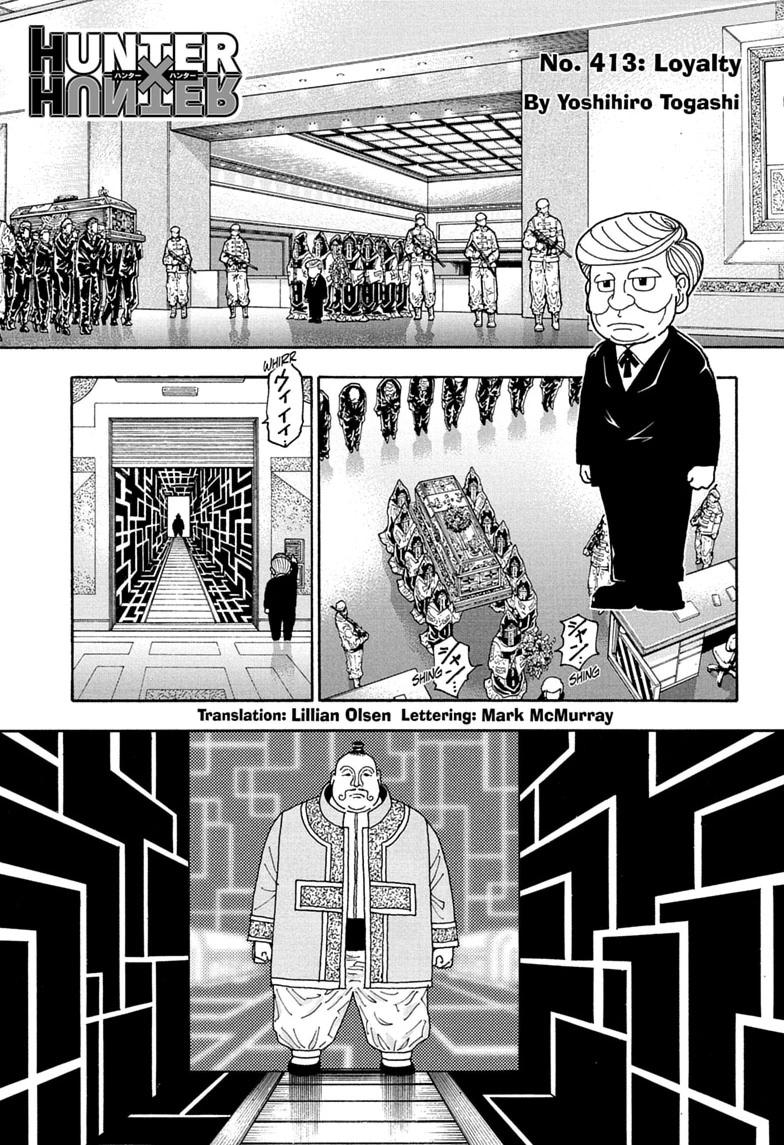 Hunter x Hunter Chapter 413 page 1 - 