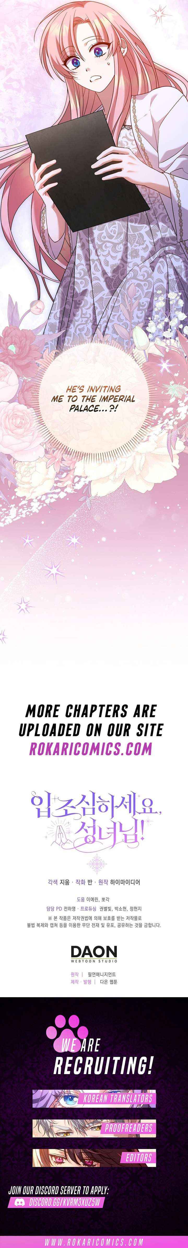 Hush Now, Saintess! Chapter 14 page 18 - 