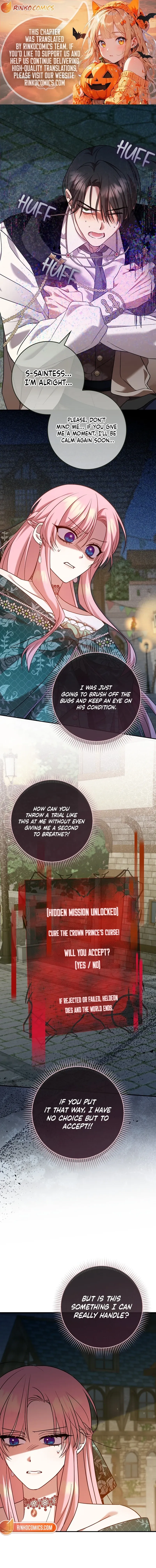 Hush Now, Saintess! Chapter 24 page 1 - 