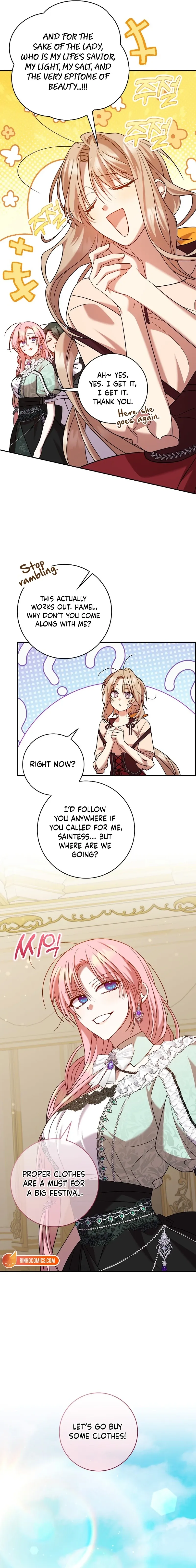 Hush Now, Saintess! Chapter 25 page 13 - 