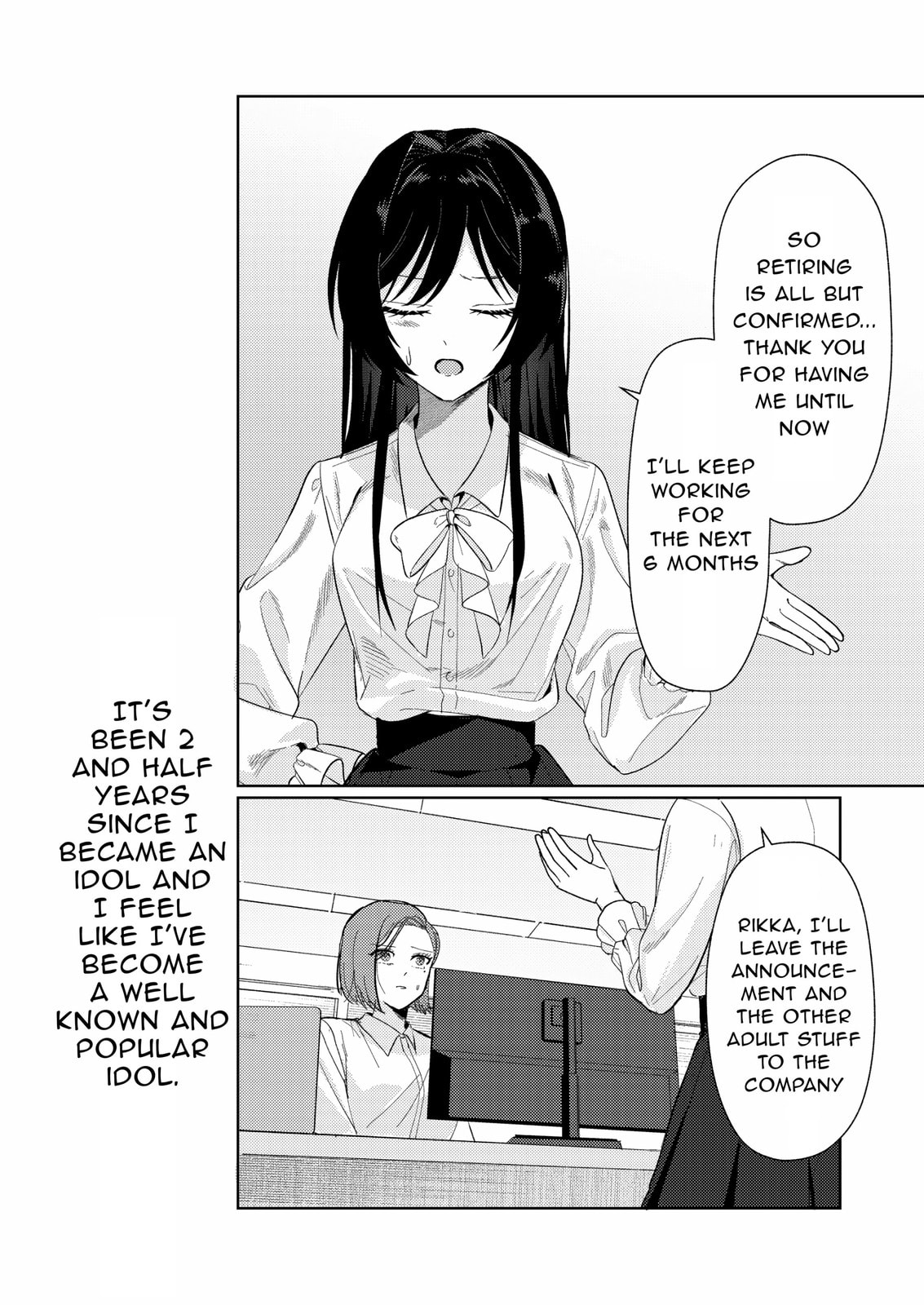 Hyouga-kei Idol no Manager wo Shiteimasu ga, Mou Genkai desu. Chapter 2 page 10 - 