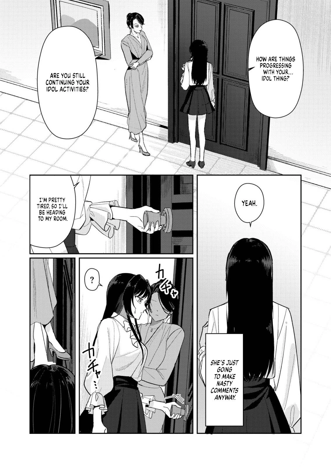 Hyouga-kei Idol no Manager wo Shiteimasu ga, Mou Genkai desu. Chapter 3 page 7 - 