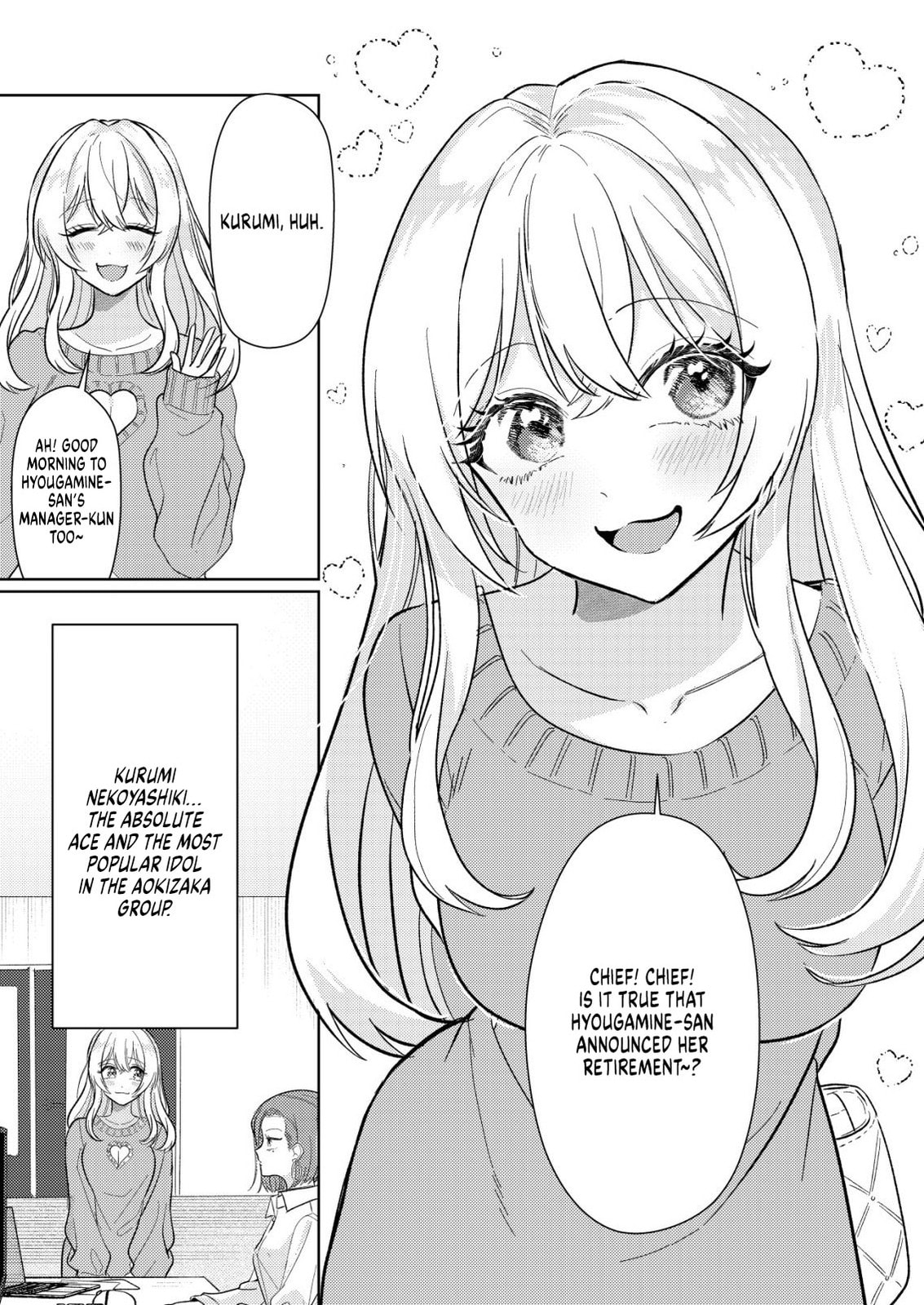 Hyouga-kei Idol no Manager wo Shiteimasu ga, Mou Genkai desu. Chapter 5 page 8 - 