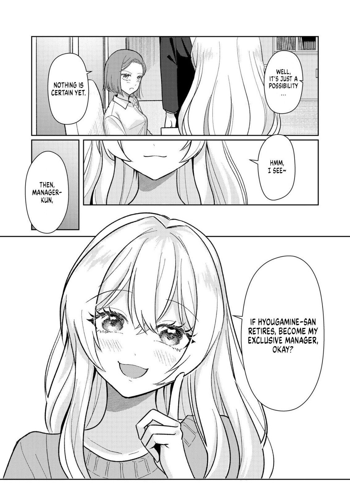 Hyouga-kei Idol no Manager wo Shiteimasu ga, Mou Genkai desu. Chapter 5 page 9 - 