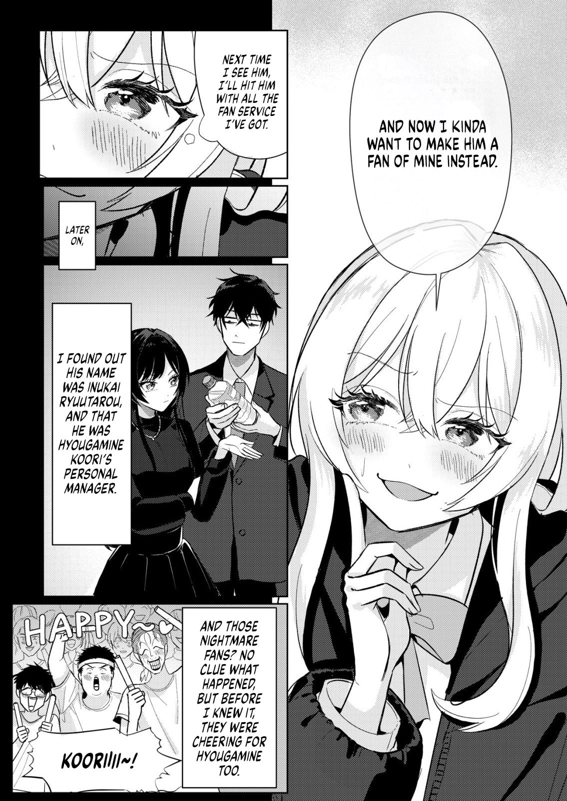 Hyouga-kei Idol no Manager wo Shiteimasu ga, Mou Genkai desu. Chapter 6 page 12 - 