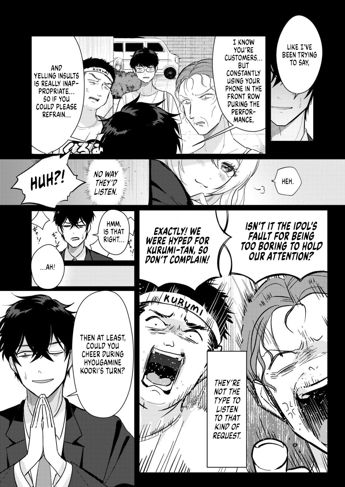 Hyouga-kei Idol no Manager wo Shiteimasu ga, Mou Genkai desu. Chapter 6 page 3 - 